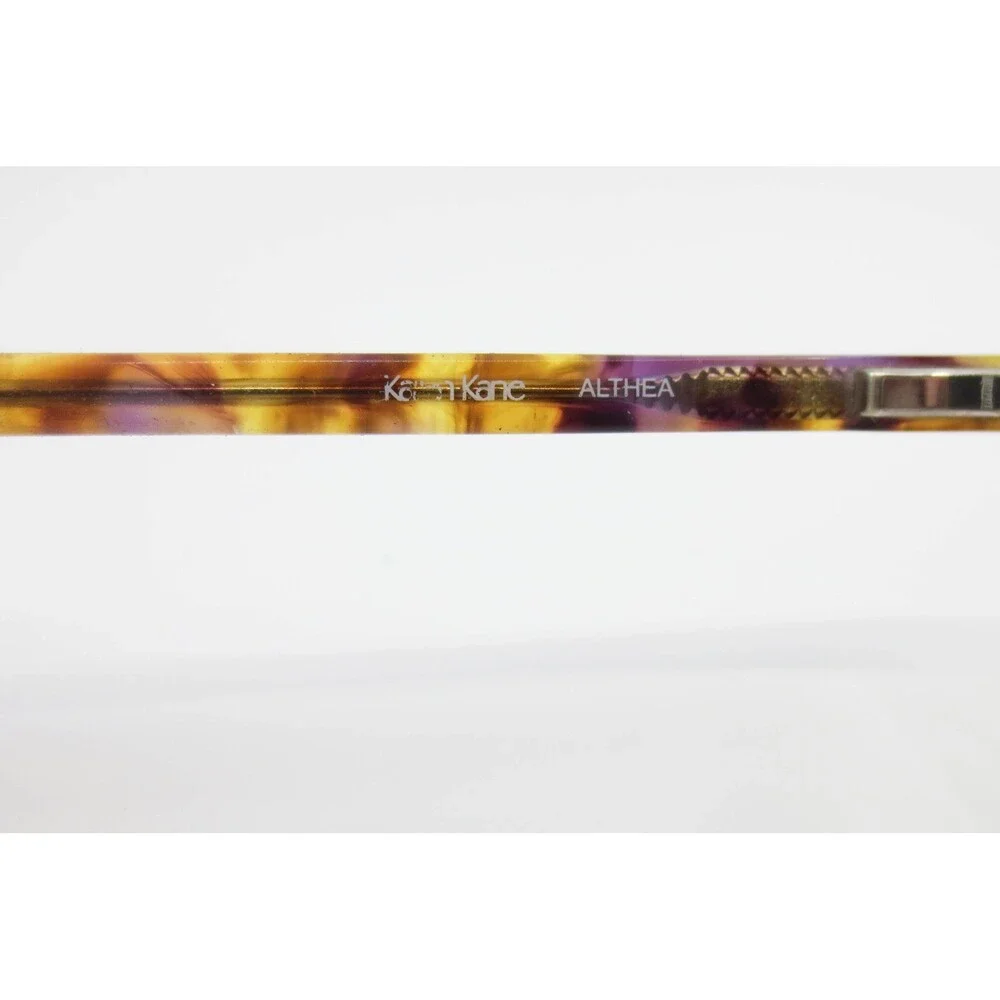 Karen Kane Althea Eyeglasses Purple Tortoise Rectangular Frames 52-16-140